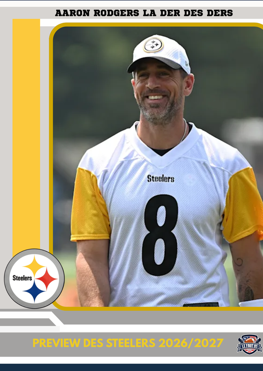 cover art for #8 Les Steelers Aaron Rodgers la der des ders 