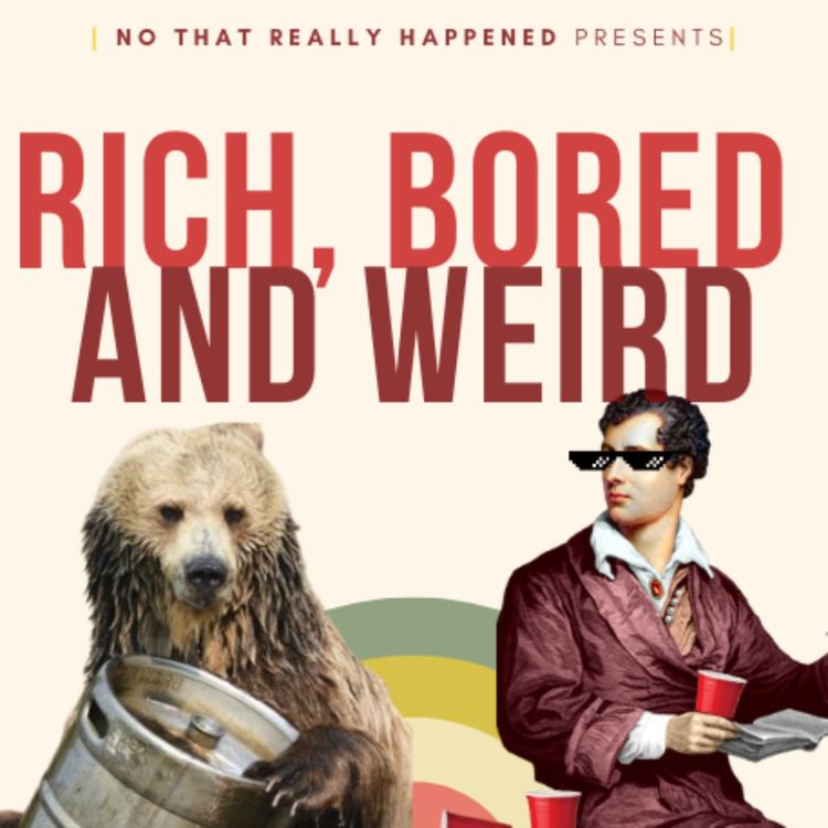 cover art for Rich, Bored, and Weird
