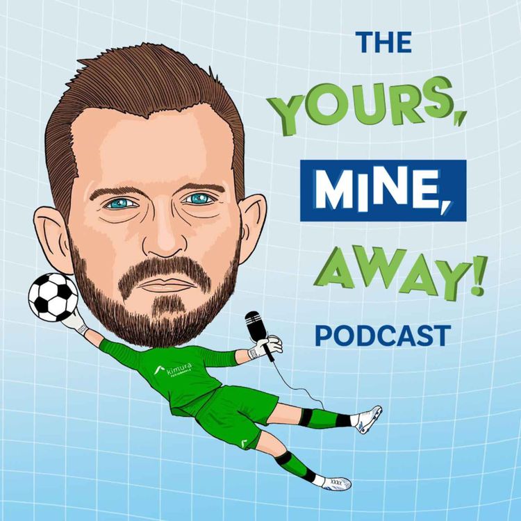 cover art for The Yours, Mine, Away! Podcast: The Trailer