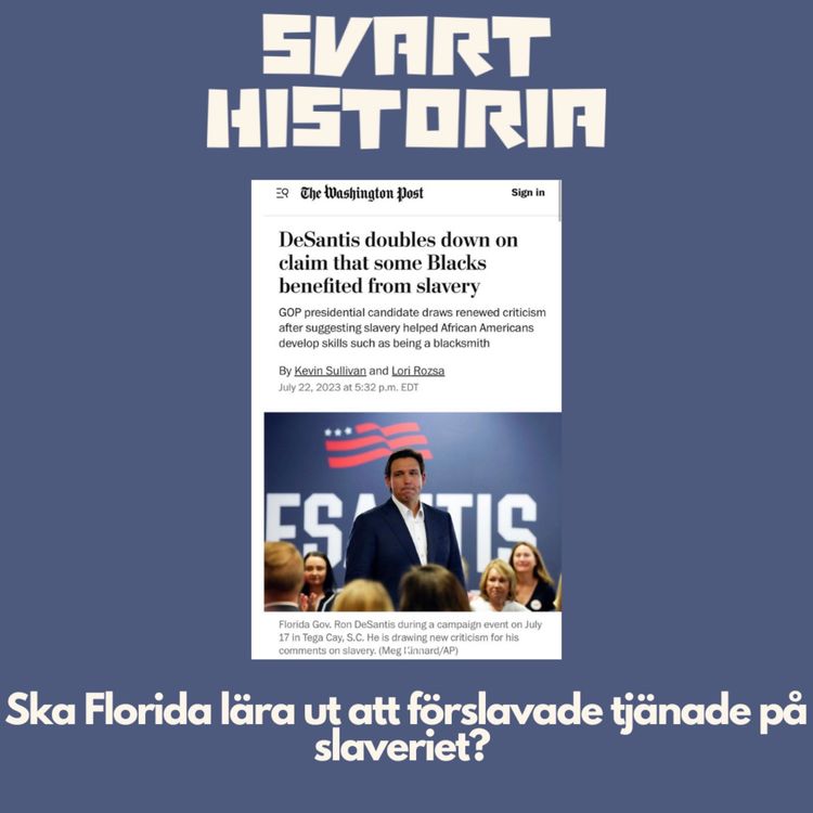 cover art for Ska Florida lära ut att förslavade tjänade på slaveriet? 