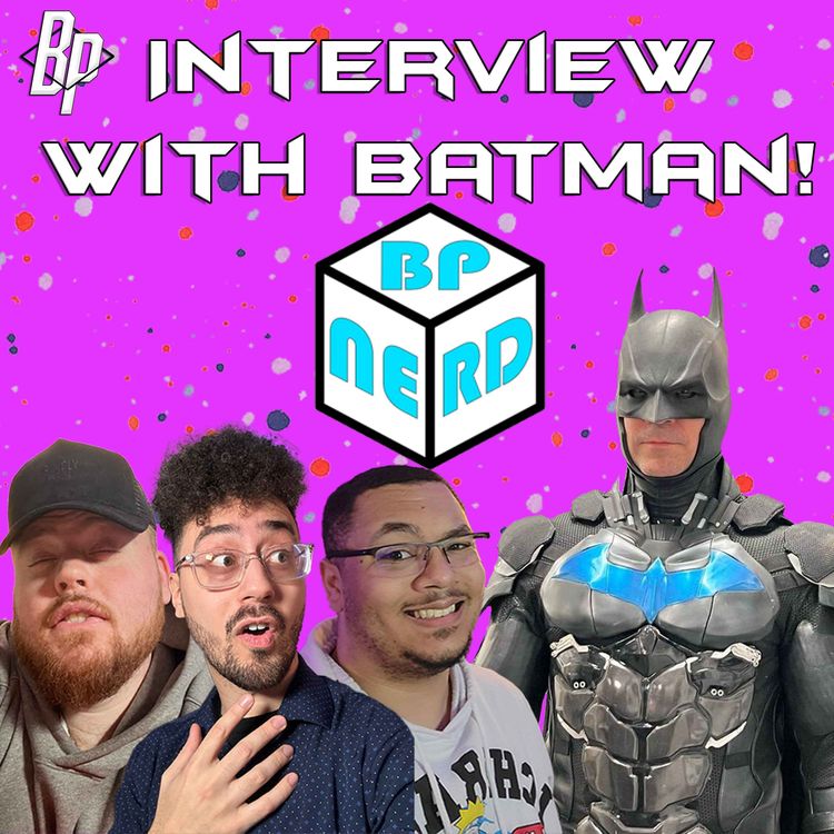 cover art for Interviewing Batman! 20 Minutes With Bucks County Batman | Nerds in Squares Podcast Episode 36