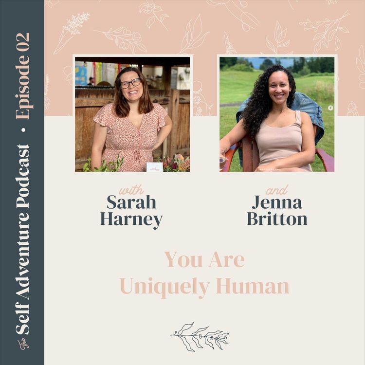 cover art for Jenna Britton // You are Uniquely Human