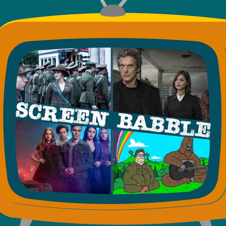 cover art for Doctor Who, Riverdale, Rebellion and The Big Lez Show