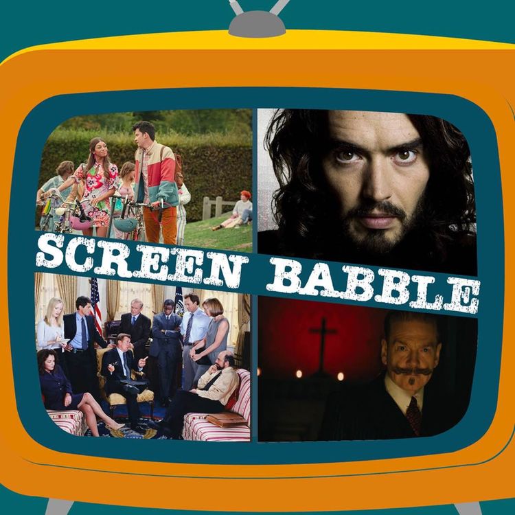 cover art for Sex Education, The Lovers, The West Wing and Russell Brand: In Plain Sight