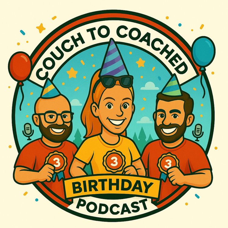 cover art for Three Years of Couch to Coached: A Celebration