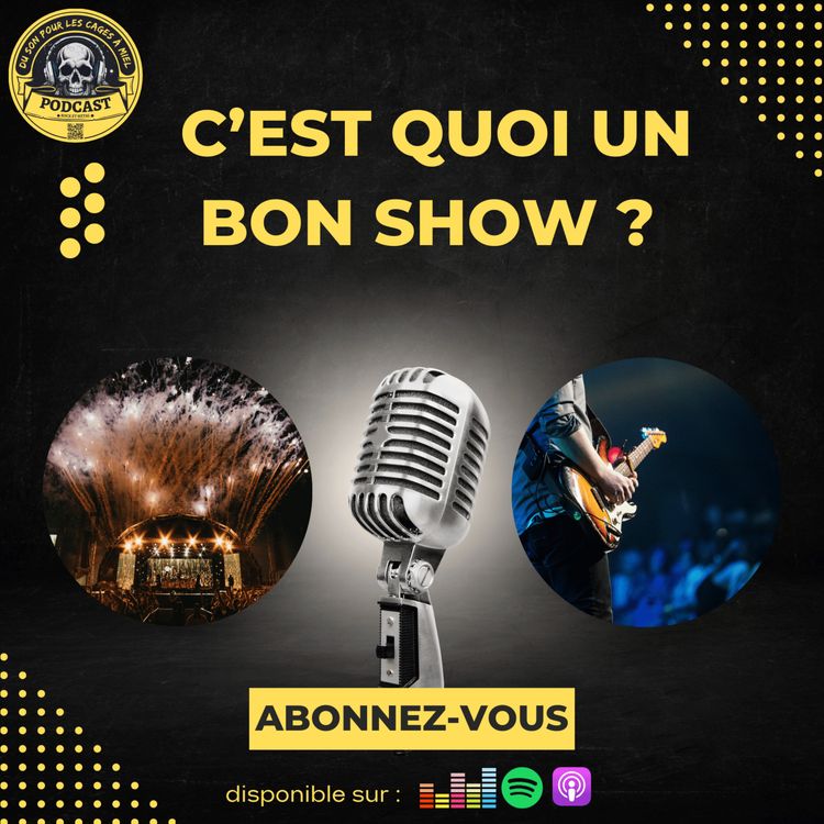 cover art for C'est quoi un bon show ? 
