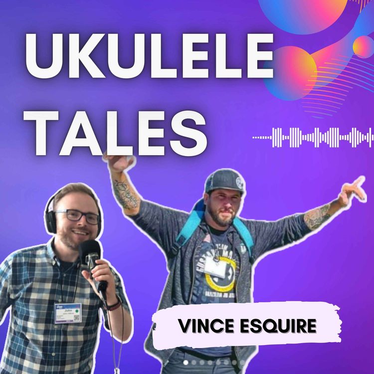 cover art for Vince Esquire + rare George Formby banjolele