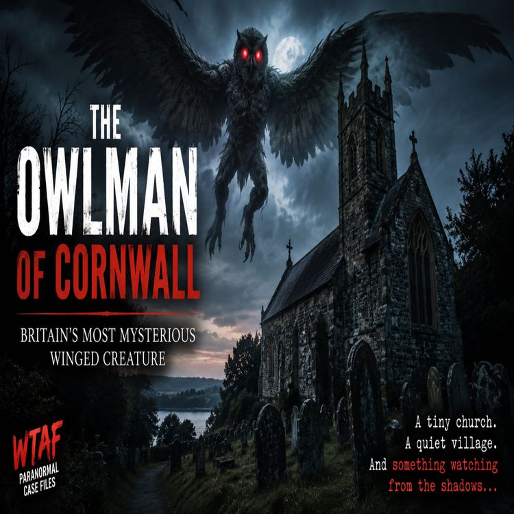 cover art for Two Girls Looked Up... And Saw Something Impossible | The Owlman of Cornwall