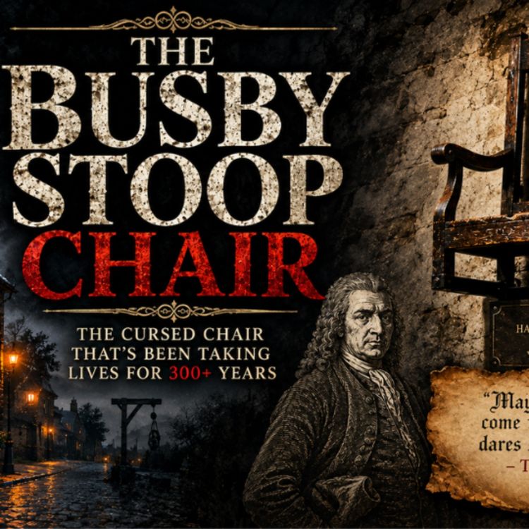 cover art for The Busby Stoop Chair: The Deadly Curse That Shouldn’t Exist | WTAF Paranormal Case Files