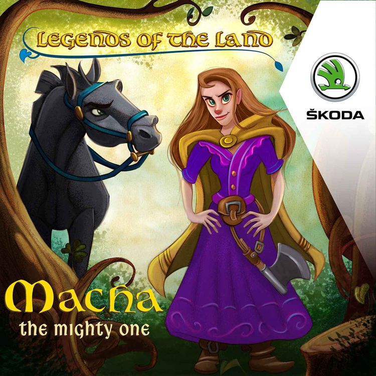 cover art for Macha and the Great Horse Race