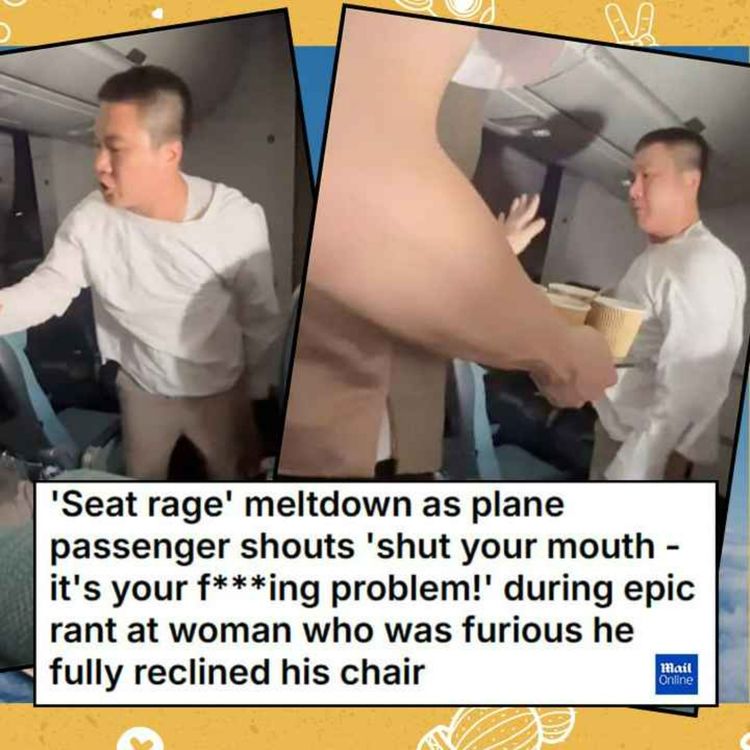 cover art for BAD MANNERS if you recline?! Plane seat DRAMA & RAGE