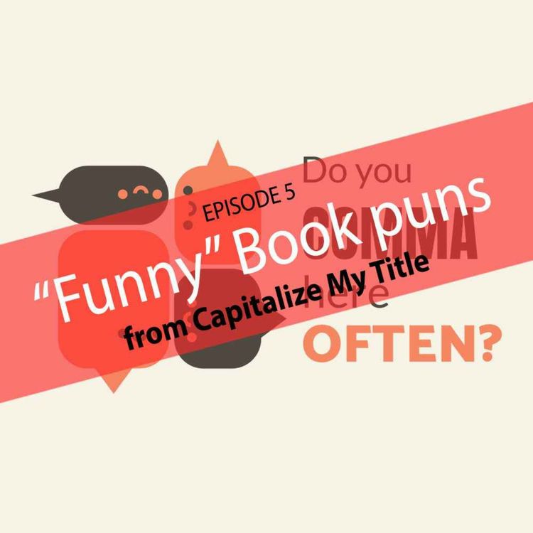 cover art for Funny Book Puns - Do You Comma Here Often