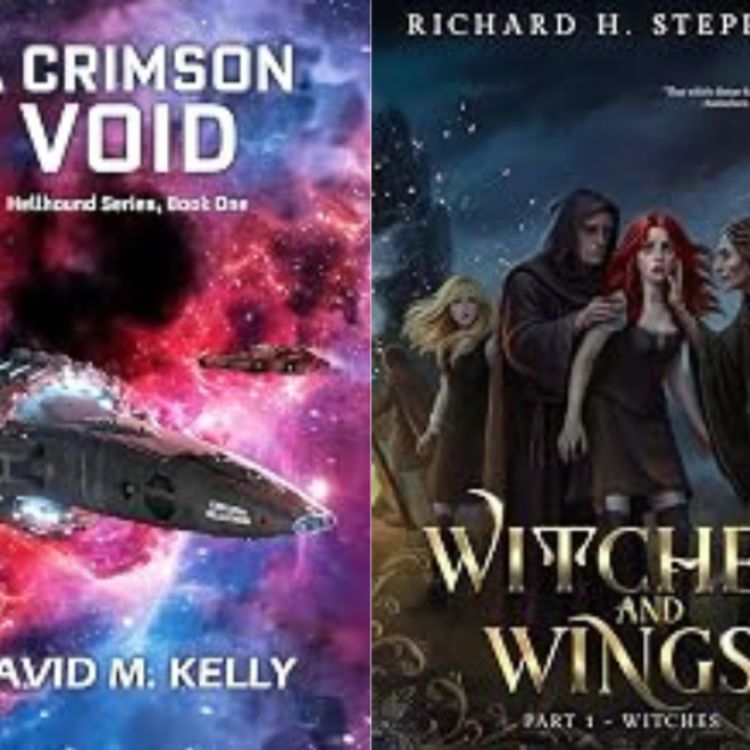 cover art for Richard H Stephens (Witches & Wings) & David M. Kelly - (A Crimson Void)