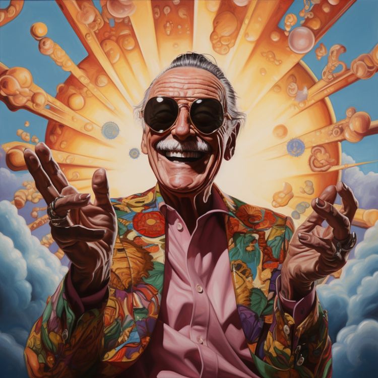 cover art for Stan Lee: Godfather of the Marvel Universe