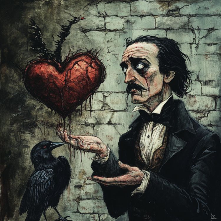 cover art for The Tell-Tale Heart by Edgar Allan Poe