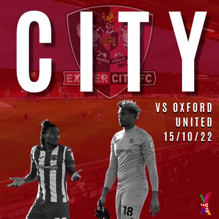 cover art for Exeter City vs Oxford United - Sam Parks & Jack Evans - 15/10/2022