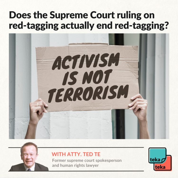 cover art for What are we doing about red-tagging? | Teka Teka