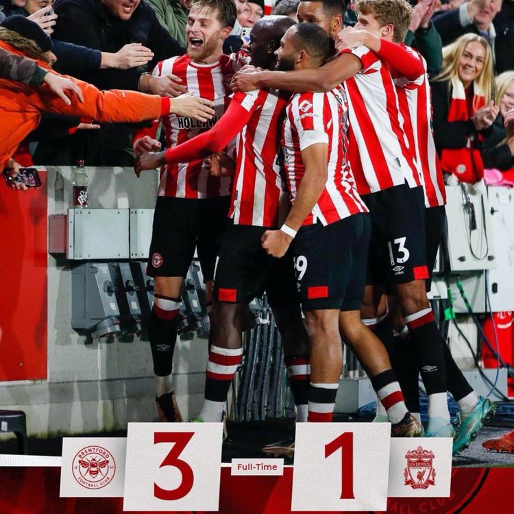 cover art for Brentford 3 Liverpool 1 - Post Match Podcast
