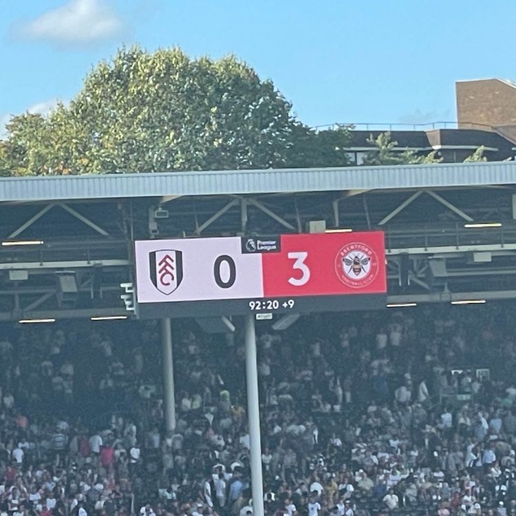 cover art for Fulham Get Battered In Their Own Back Yard - Fulham 0 Brentford 3 Postmatch Podcast
