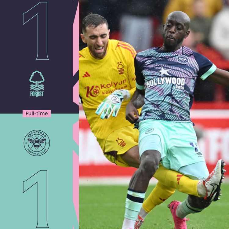 cover art for Nottingham Forest 1 Brentford 1 - post-match podcast