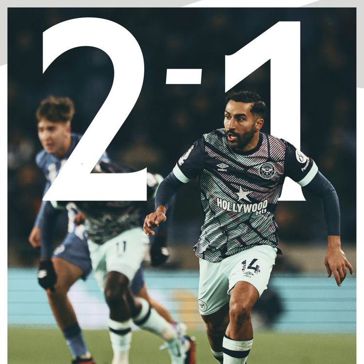 cover art for Brighton 2 Brentford 1 - post-match podcast from the stands