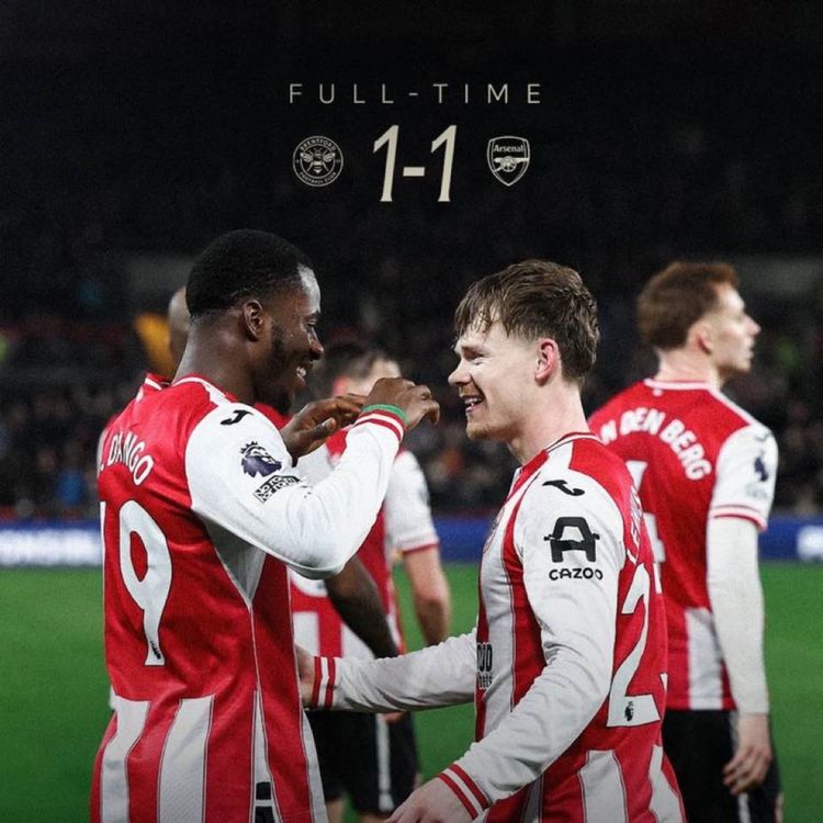 cover art for Brentford 1 Arsenal 1 - Post-Match Podcast From the Pub