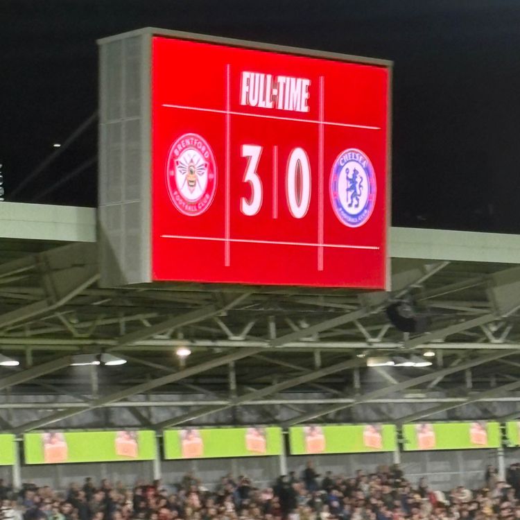 cover art for Brentford 3 Chelsea 0 - Post-Match Podcast From The Stands