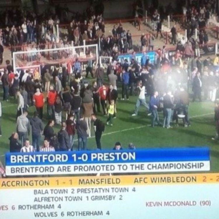 cover art for Beesotted Reloaded: April 2014 - The Day Brentford Unexpectedly Won Promotion to the Championship