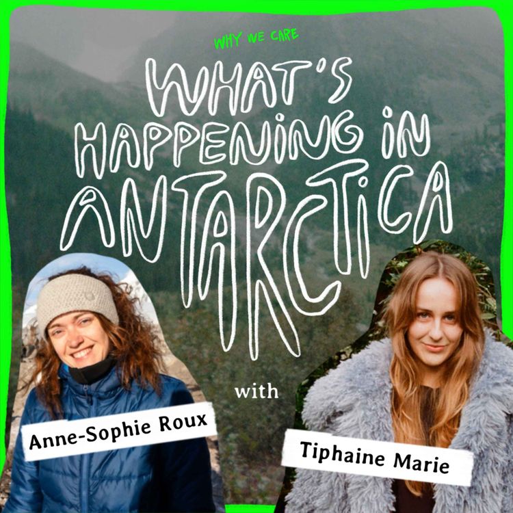 cover art for What’s happening in Antarctica with Anne-Sophie Roux, Ocean researcher and activist 