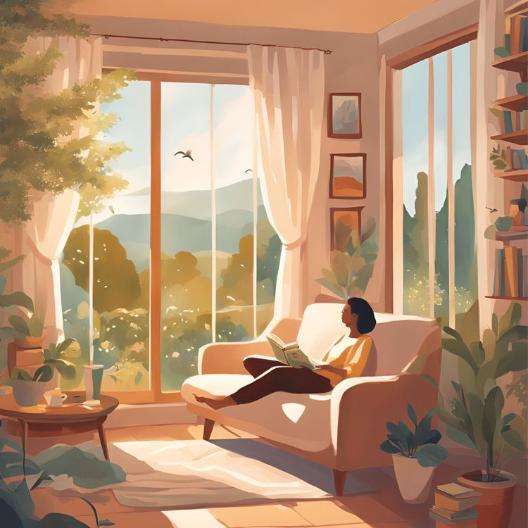 cover art for Detached Bliss: Living Unbothered