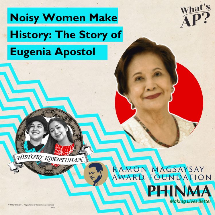 cover art for Noisy Women Make History: The Story of Eugenia Apostol