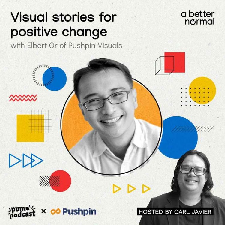 cover art for Visual stories for positive change | Elbert Or of Pushpin Visuals