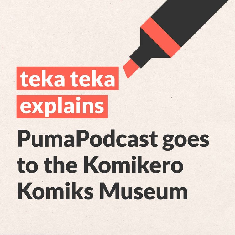 cover art for PumaPodcast goes to the Komikero Komiks Museum