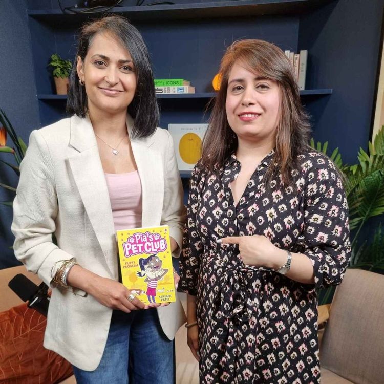 cover art for Serena Patel on writing books with South Asian representation