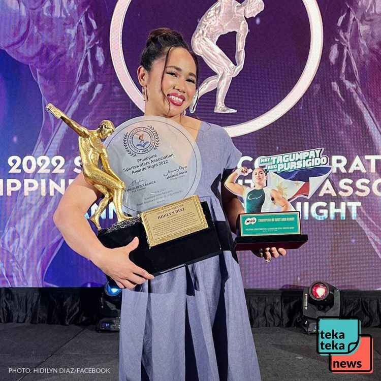 cover art for Athlete of the Year Hidilyn Diaz wants more support for women in sports