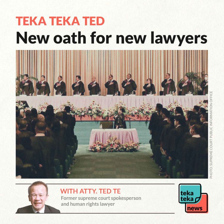 cover art for Teka Teka Ted: New oath for new lawyers