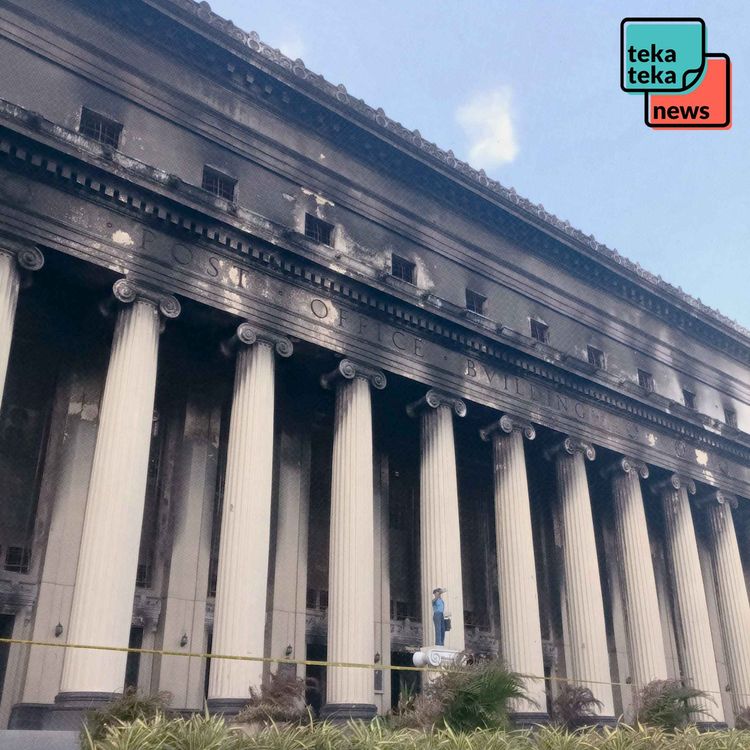 cover art for What’s left of the Manila Central Post Office after the fire