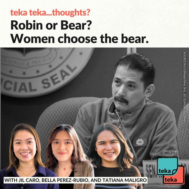 cover art for Robin Padilla or the Bear? Women choose the bear.