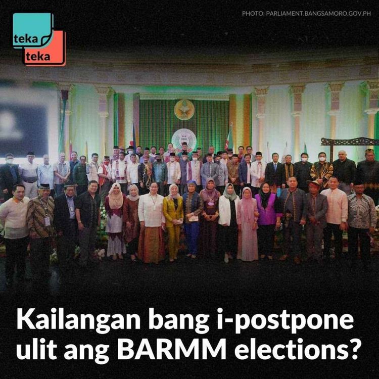 cover art for Kailangan bang i-postpone ulit ang BARMM elections?