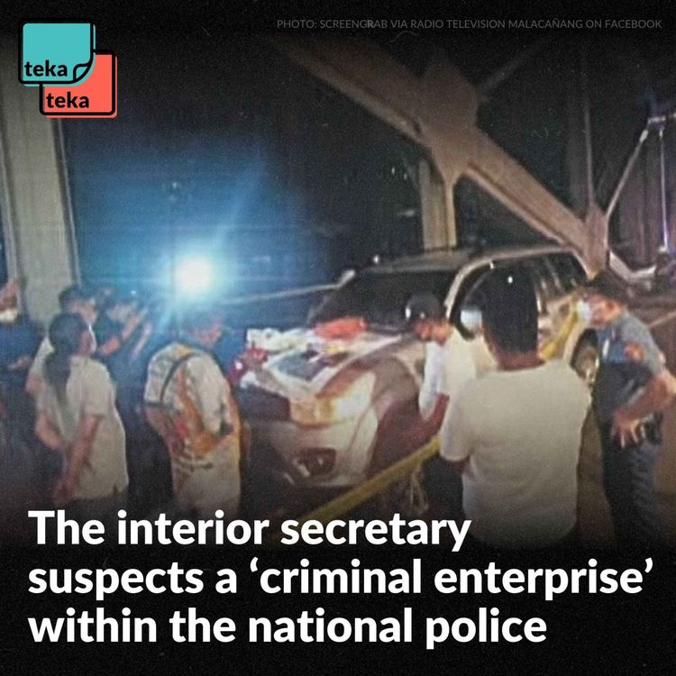 cover art for The interior secretary suspects a ‘criminal enterprise’ within the national police