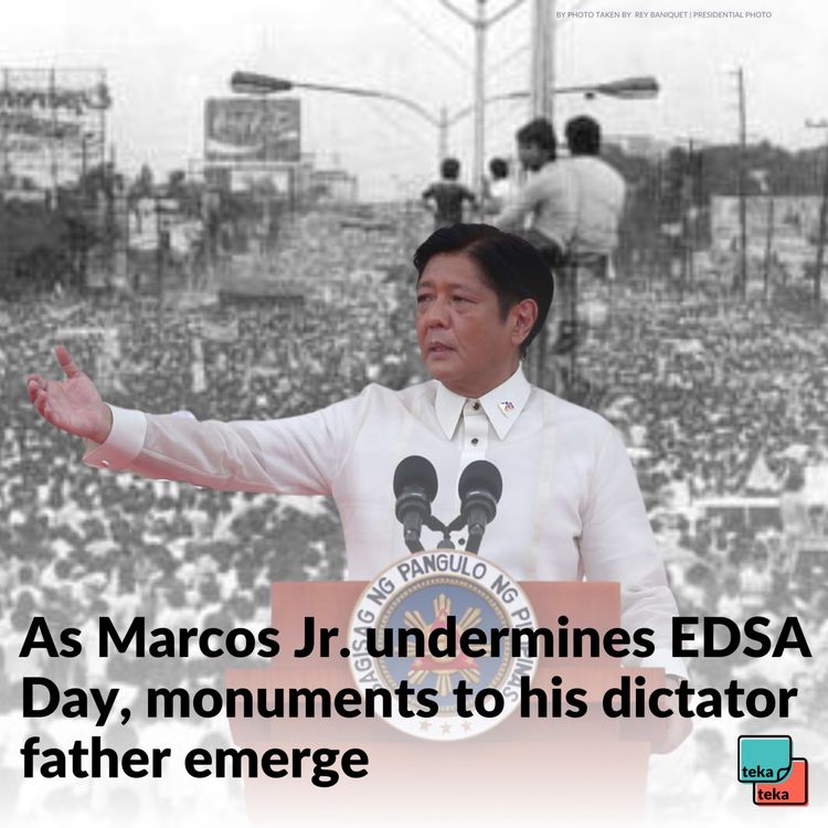 cover art for As Marcos Jr. undermines EDSA Day, monuments to his dictator father emerge