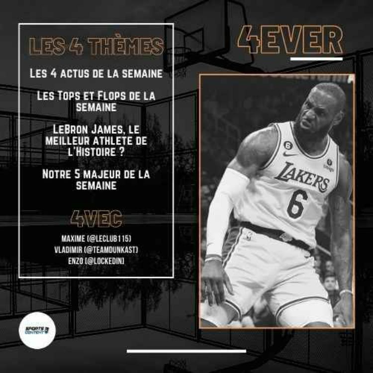 cover art for Où placer LeBron James parmi les meilleurs athlètes de l’Histoire ?