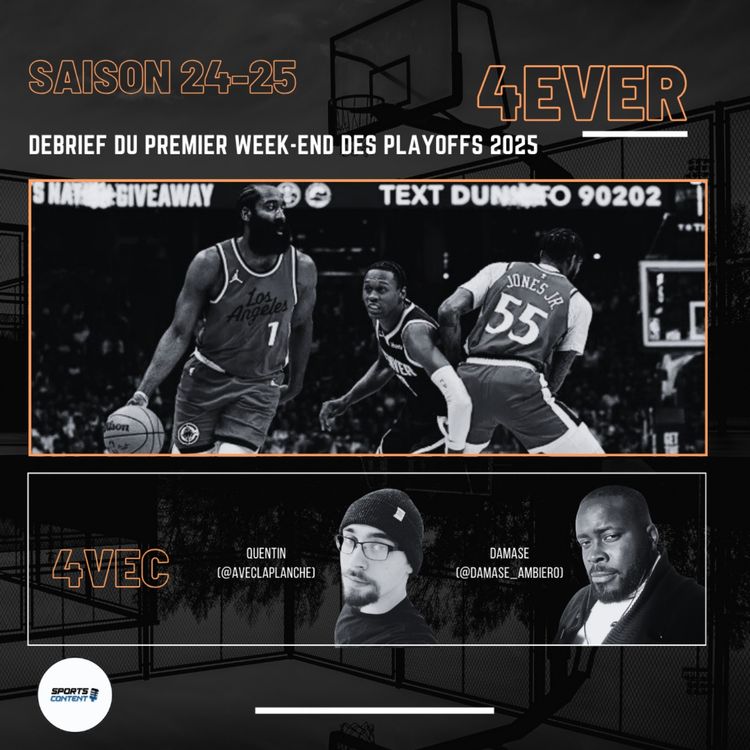 cover art for Debrief du premier week-end des playoffs 2025