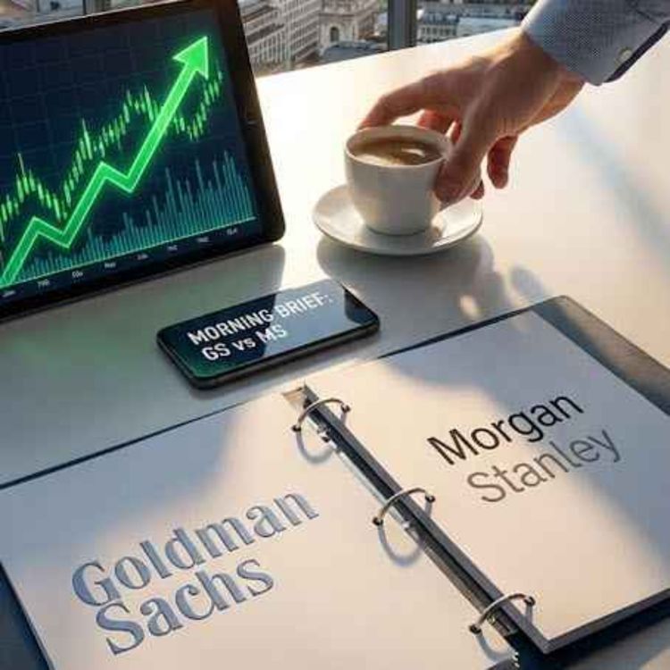 cover art for Goldman Sachs et Morgan Stanley : Duel de Géants à Wall Street