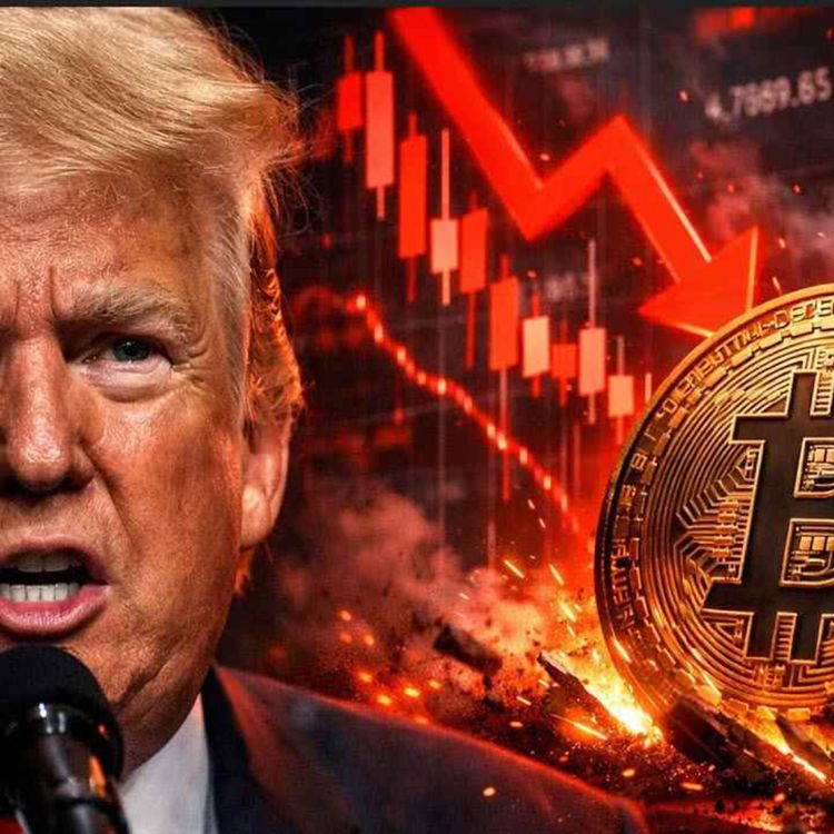 cover art for TRUMP fait trembler les marchés : Alerte rouge sur la Crypto ? [Débrief Crypto avant TACO]
