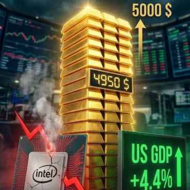 cover art for L'économie US trop forte, Intel douche la Tech et l'Or à presque 5000$ !