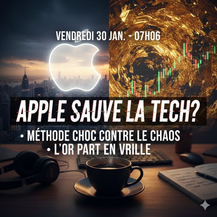 cover art for Apple sauve les meubles, mais la Tech est sous haute tension