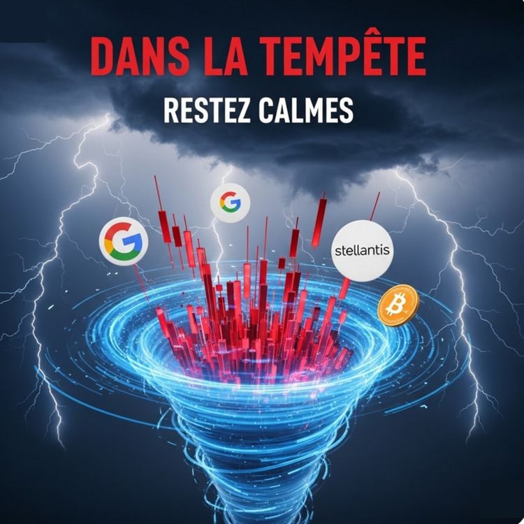 cover art for  🌪️ TECH IA, CRYPTOS : LE GRAND NETTOYAGE. COMMENT SURVIVRE À LA TEMPÊTE ? [débrief Hebdo]