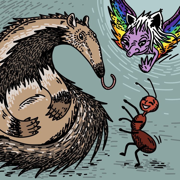 cover art for La Tamanoir et le Fourmi