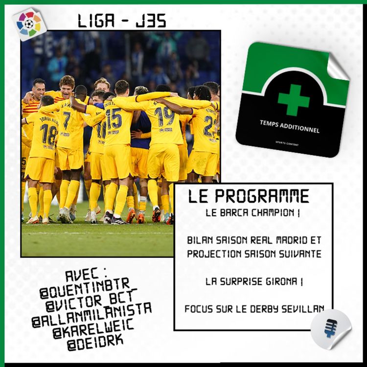 cover art for La Liga - J35 : Le Barça champion d'Espagne !